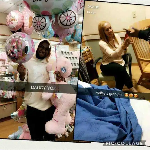 Davido Finally Welcomes Daughter, Shows Off Grandma (Photos)